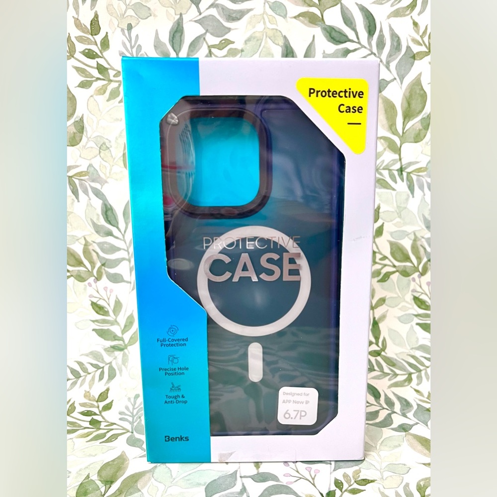 Benk’s iPhone 12 Pro Mag Safe compatible Navy Blue 6.7 Protective Case